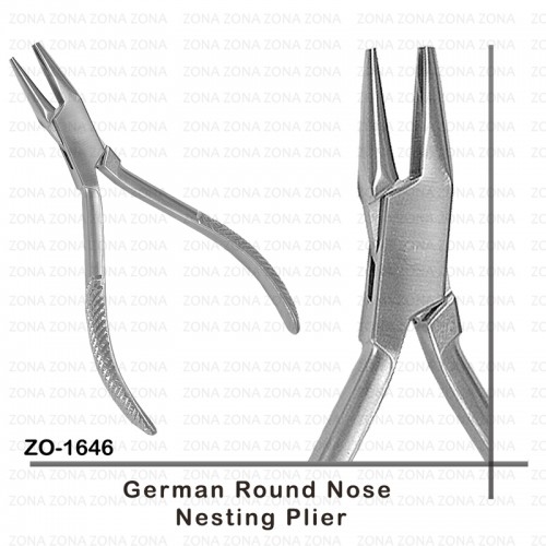 German Round Nose Nesting Pliers